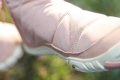 BareBoots Ruby - Stijlvolle Roze Barefoot Laarzen | Warm & Waterdicht