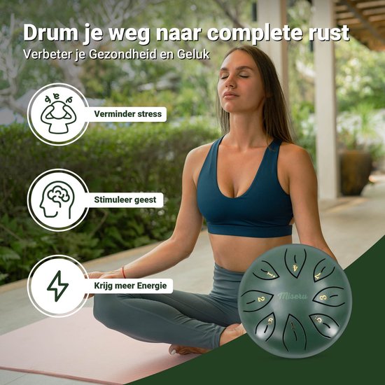 De complete set van de Miseru Handpan