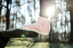 BareBoots Ruby - Stijlvolle Roze Barefoot Laarzen | Warm & Waterdicht